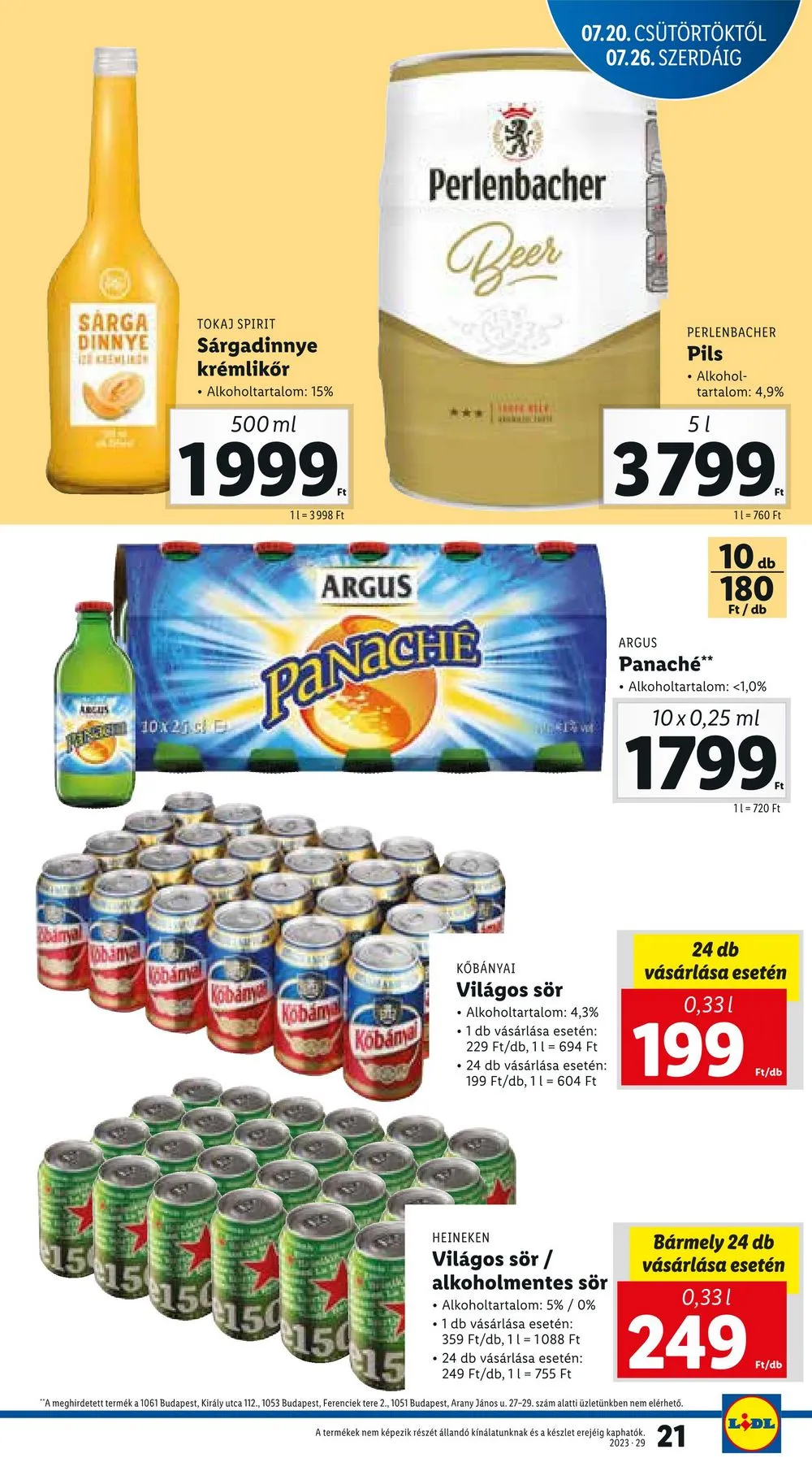 Lidl akciós újság 07.20–07.26 – 21. oldal