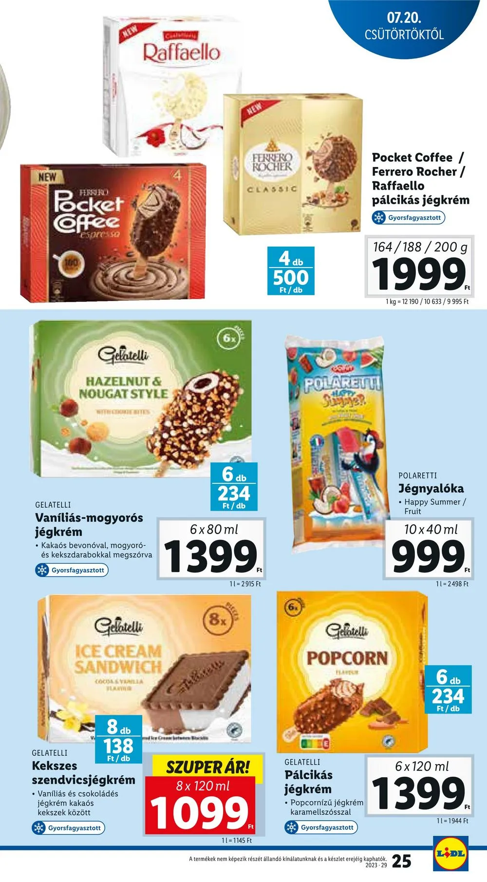 Lidl akciós újság 07.20–07.26 – 25. oldal