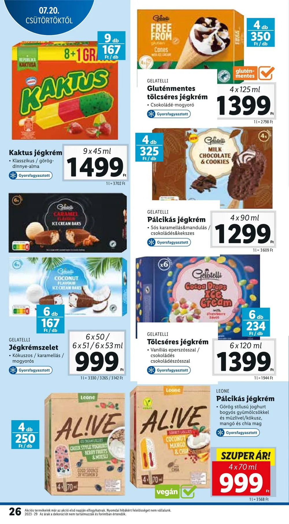 Lidl akciós újság 07.20–07.26 – 26. oldal