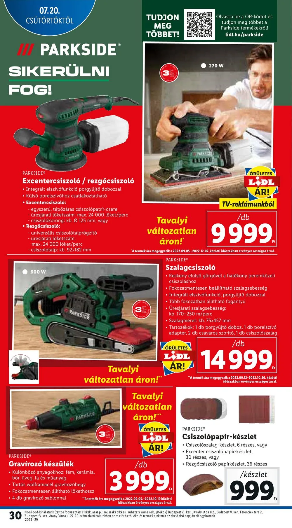 Lidl akciós újság 07.20–07.26 – 30. oldal