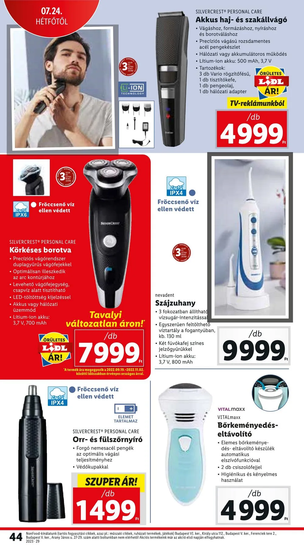 Lidl akciós újság 07.20–07.26 – 44. oldal