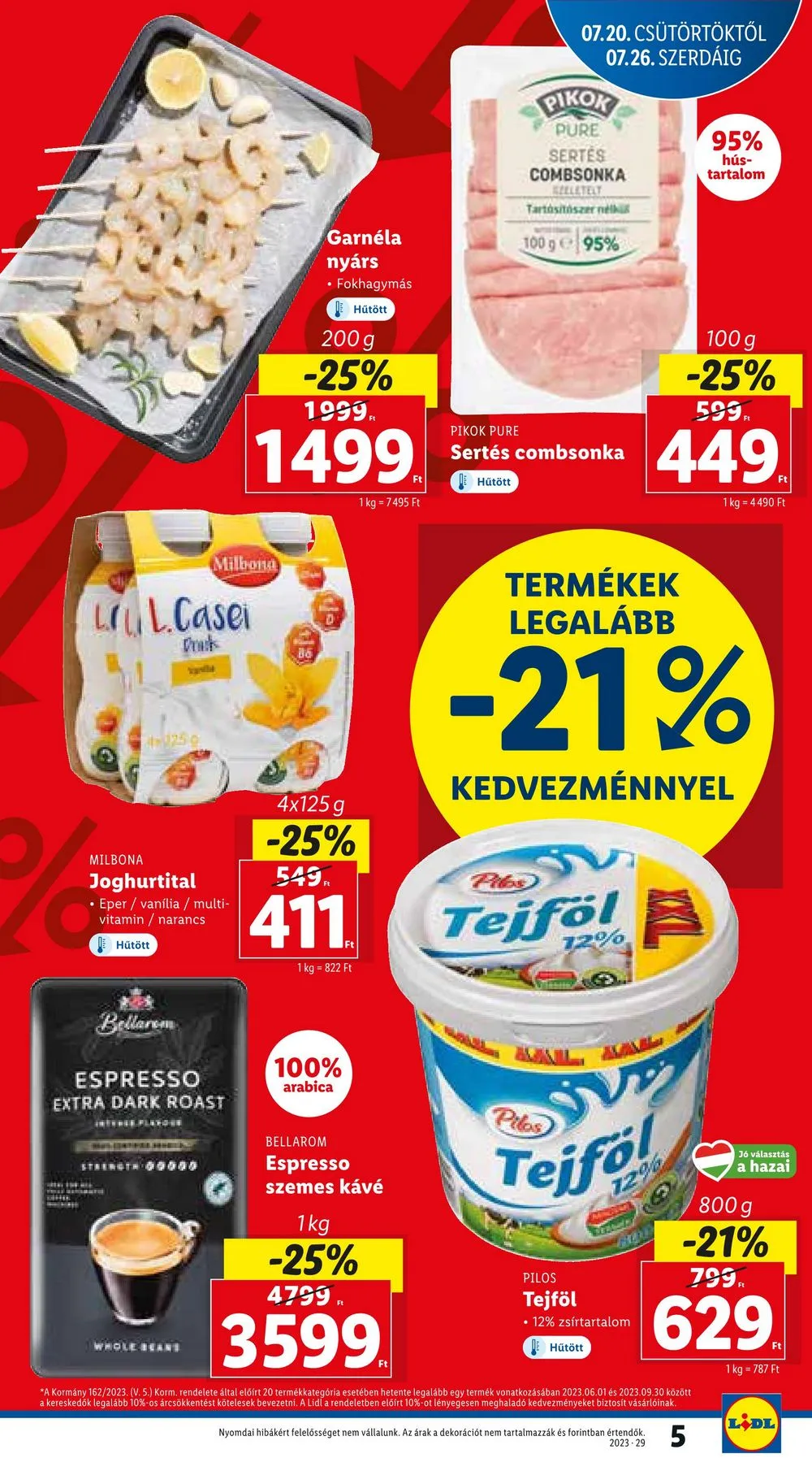 Lidl akciós újság 07.20–07.26 – 5. oldal