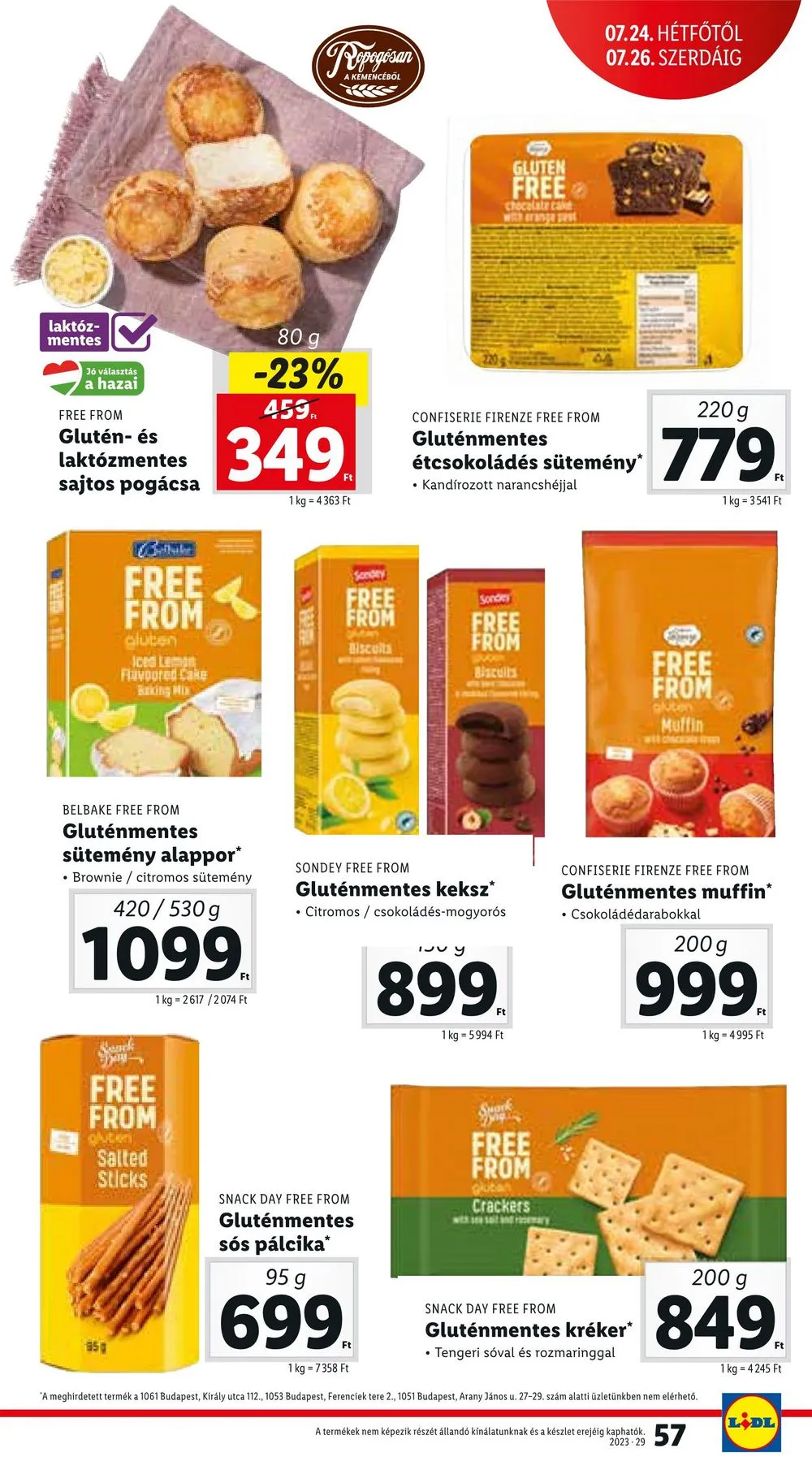 Lidl akciós újság 07.20–07.26 – 57. oldal
