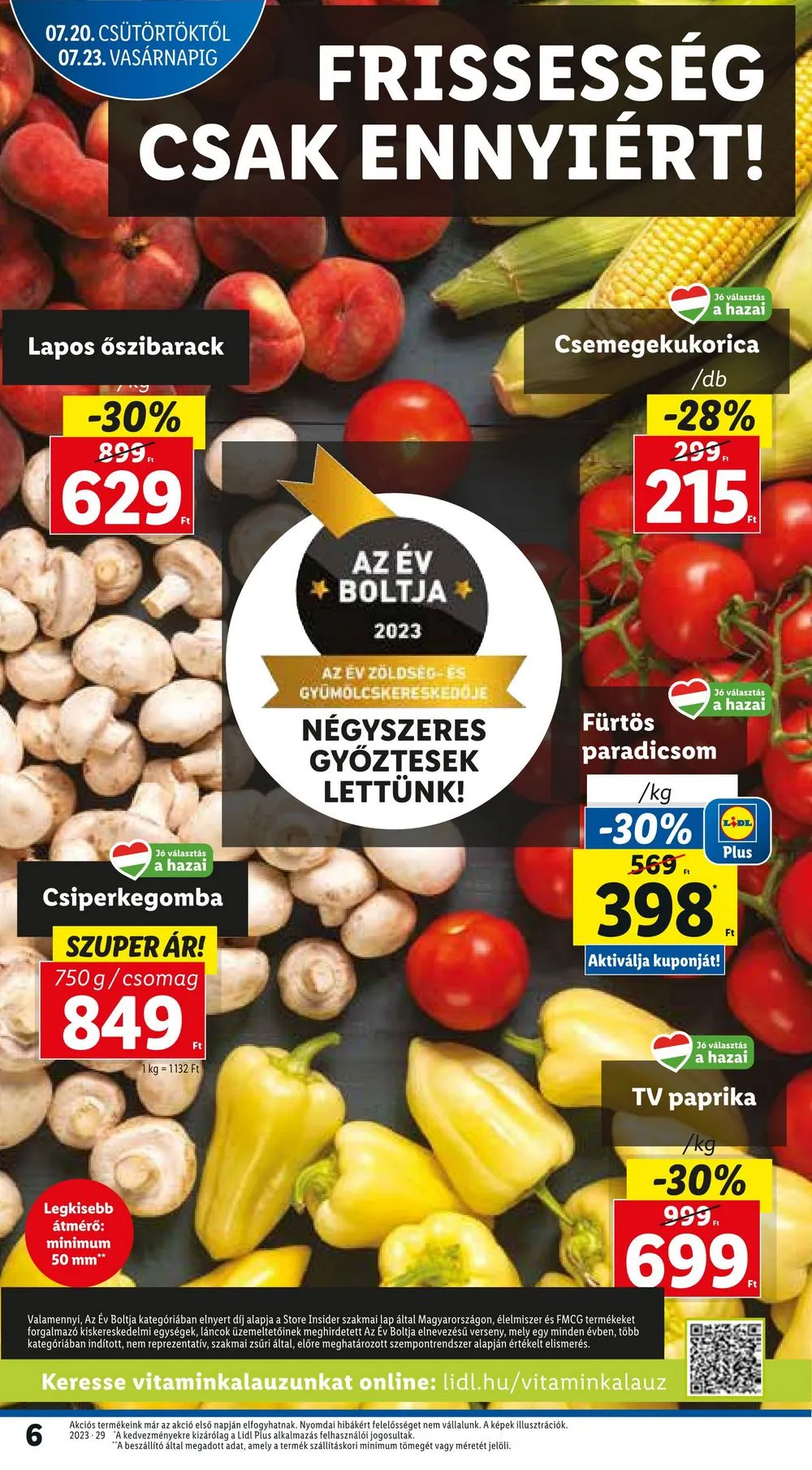 Lidl akciós újság 07.20–07.26 – 6. oldal