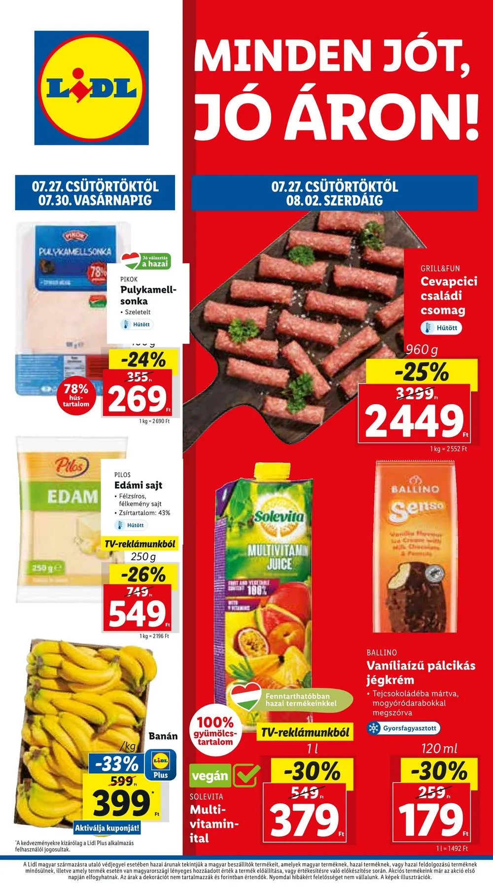 Lidl akciós újság 07.27–07.30
