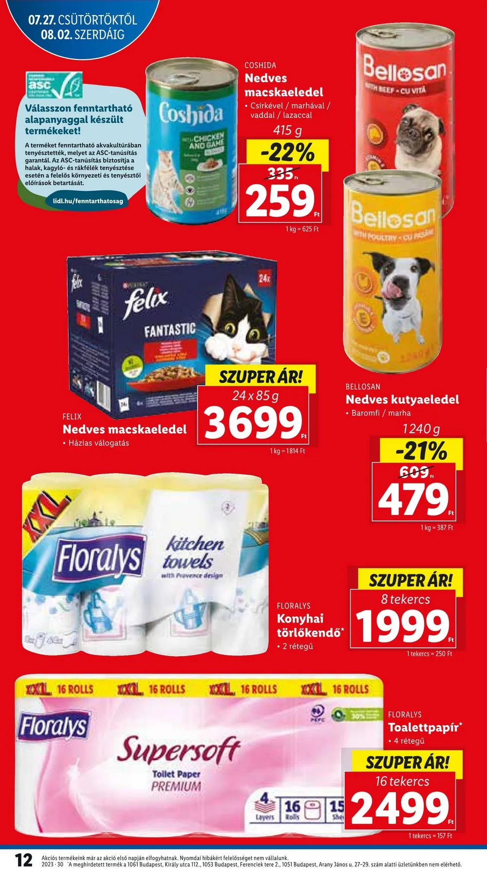 Lidl akciós újság 07.27–07.30 – 12. oldal