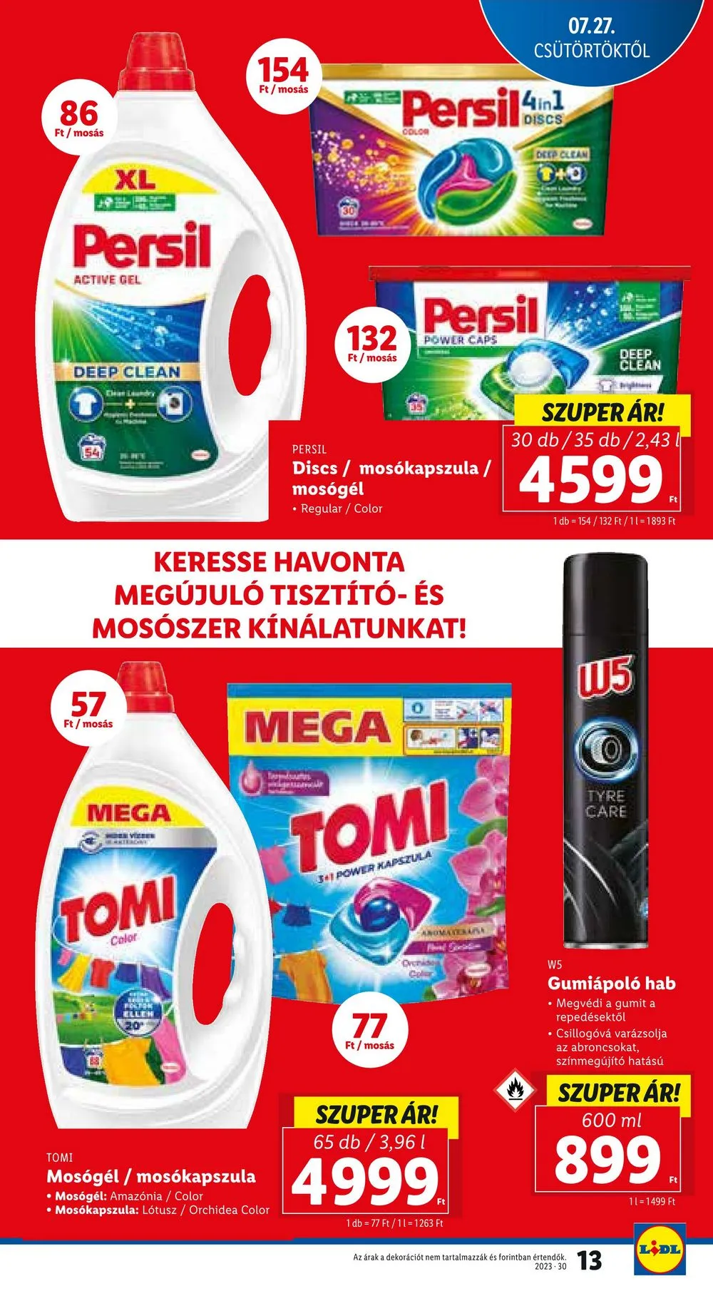 Lidl akciós újság 07.27–07.30 – 13. oldal