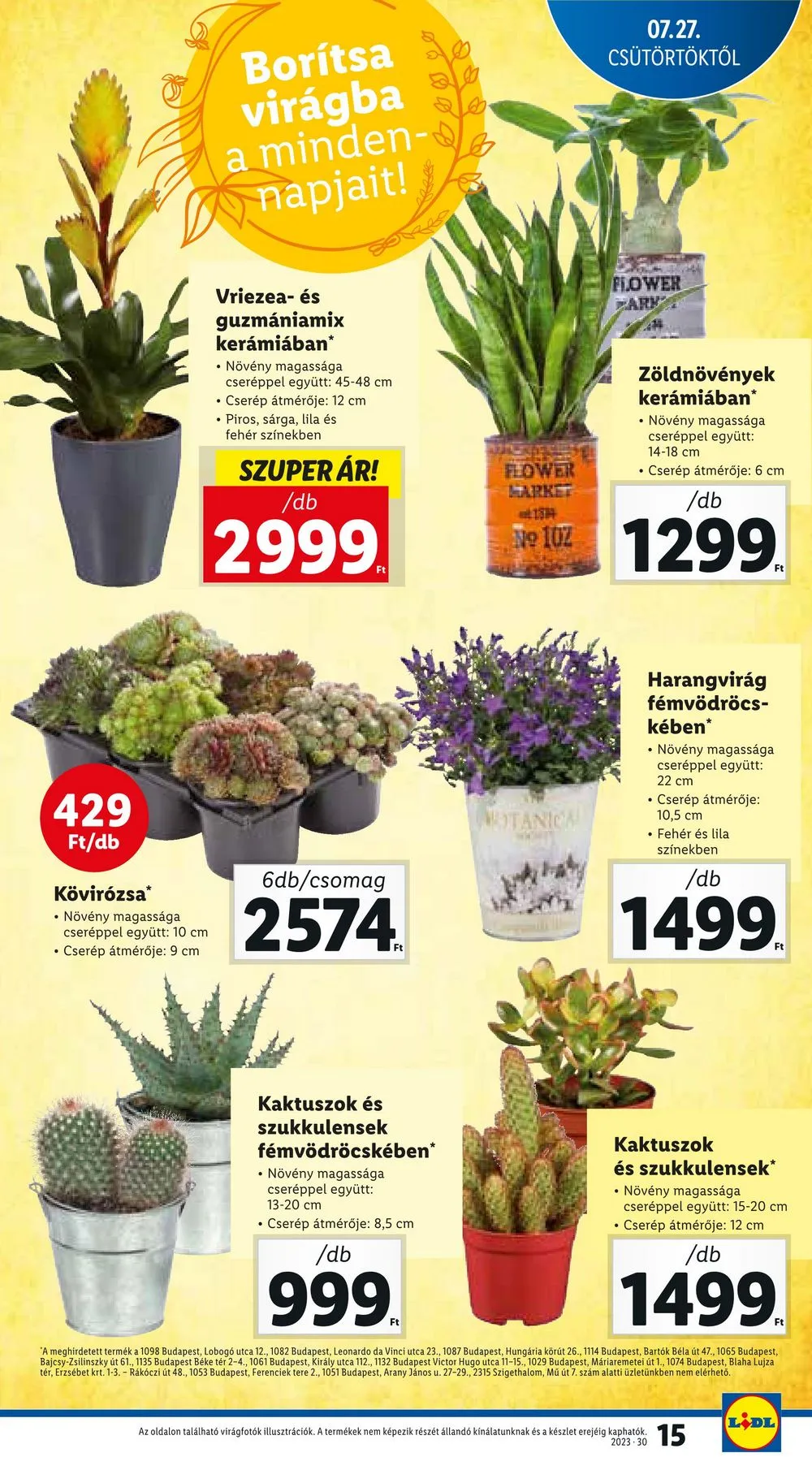 Lidl akciós újság 07.27–07.30 – 15. oldal