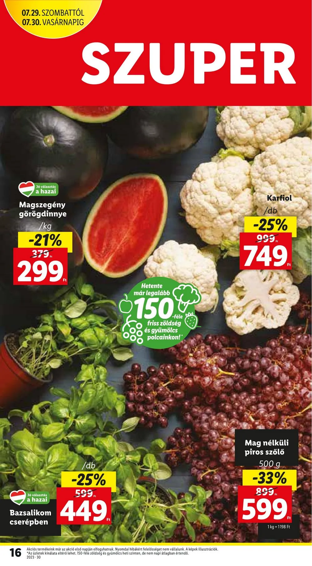 Lidl akciós újság 07.27–07.30 – 18. oldal