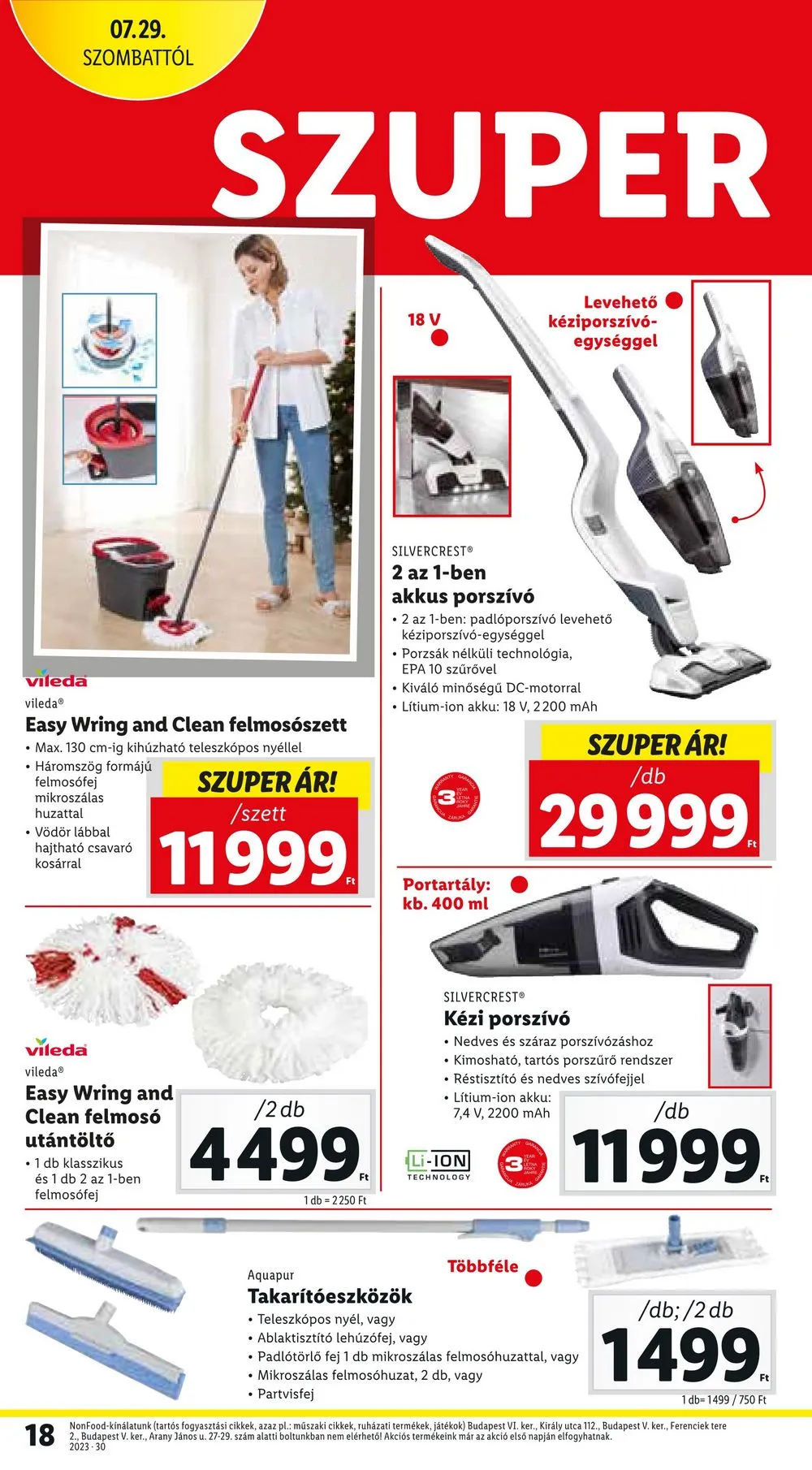 Lidl akciós újság 07.27–07.30 – 20. oldal
