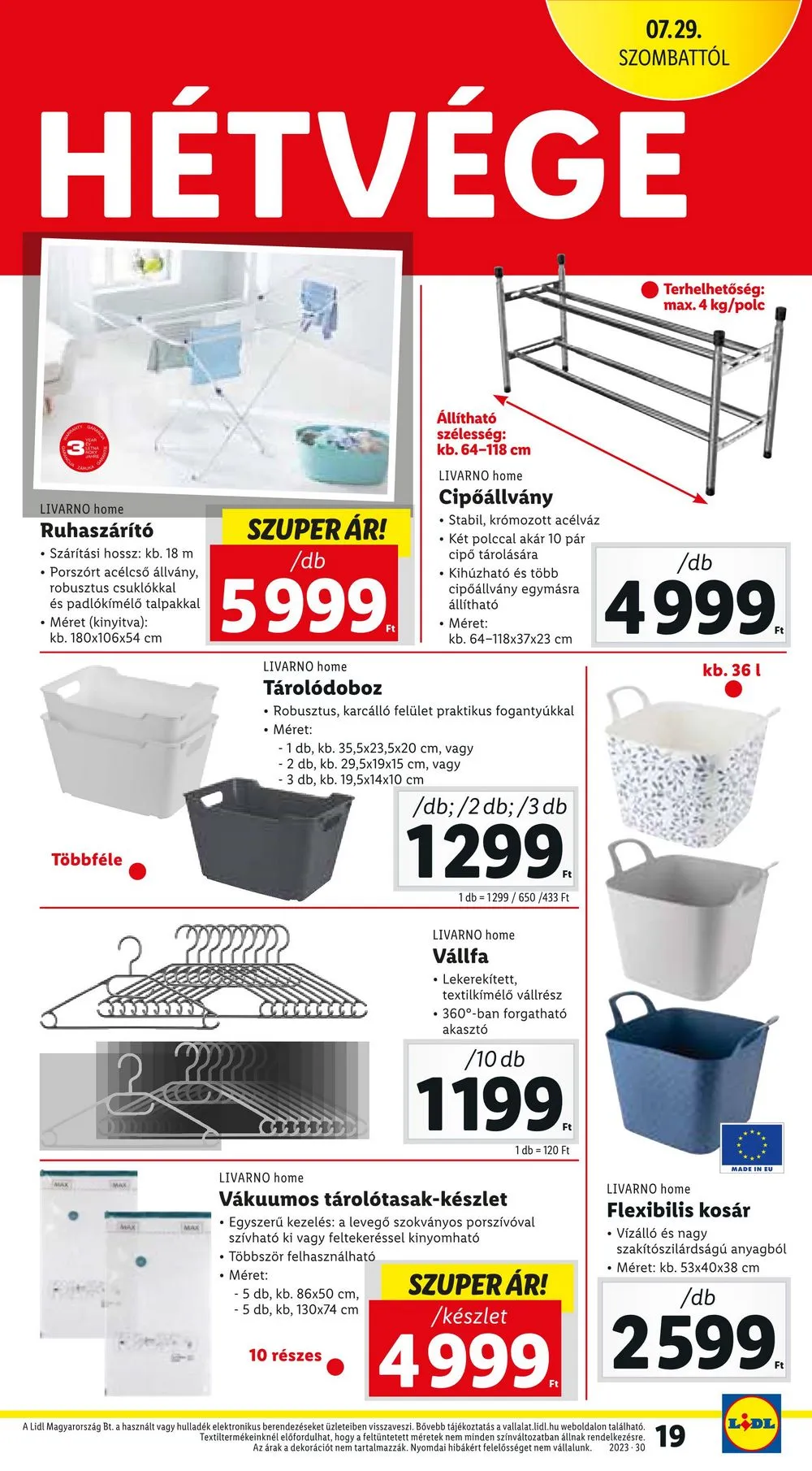 Lidl akciós újság 07.27–07.30 – 21. oldal