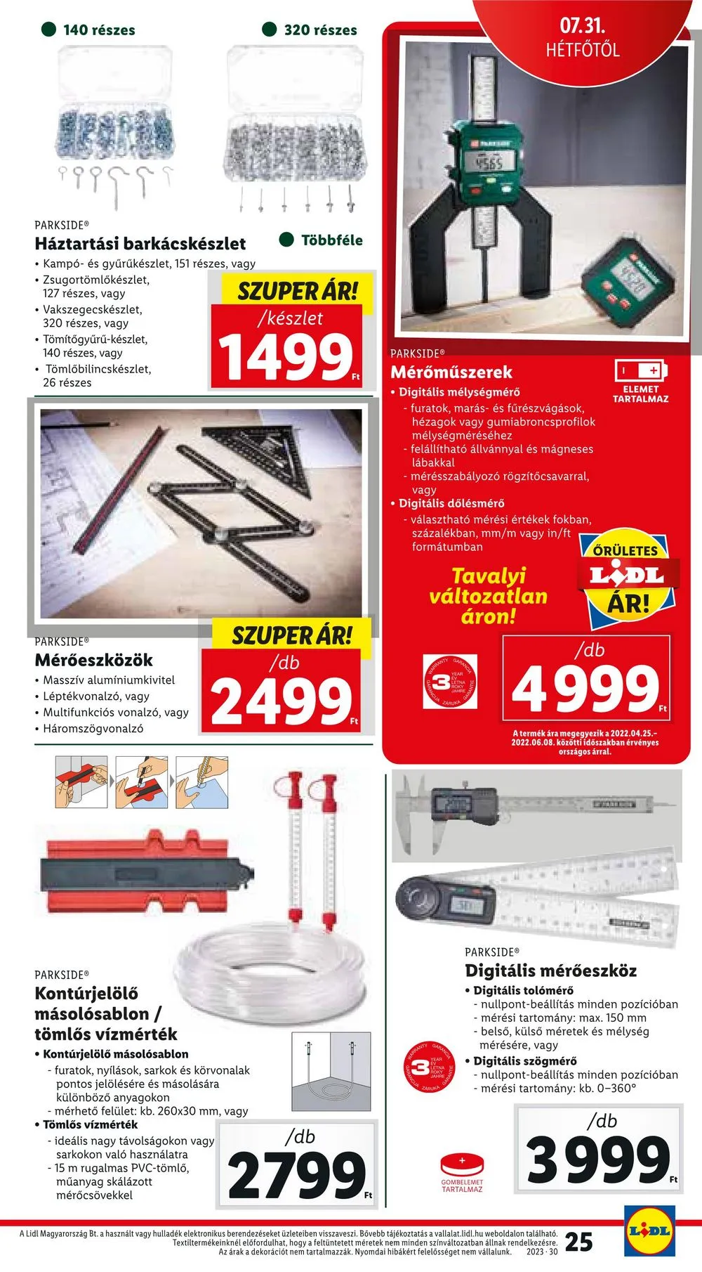 Lidl akciós újság 07.27–07.30 – 27. oldal