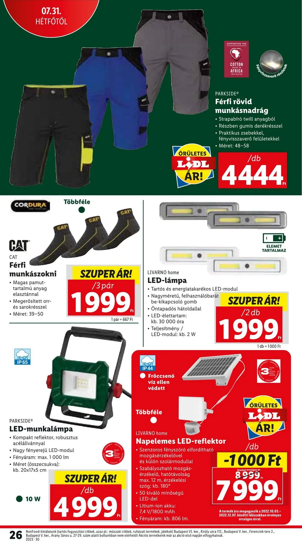 Lidl akciós újság 07.27–07.30 – 28. oldal