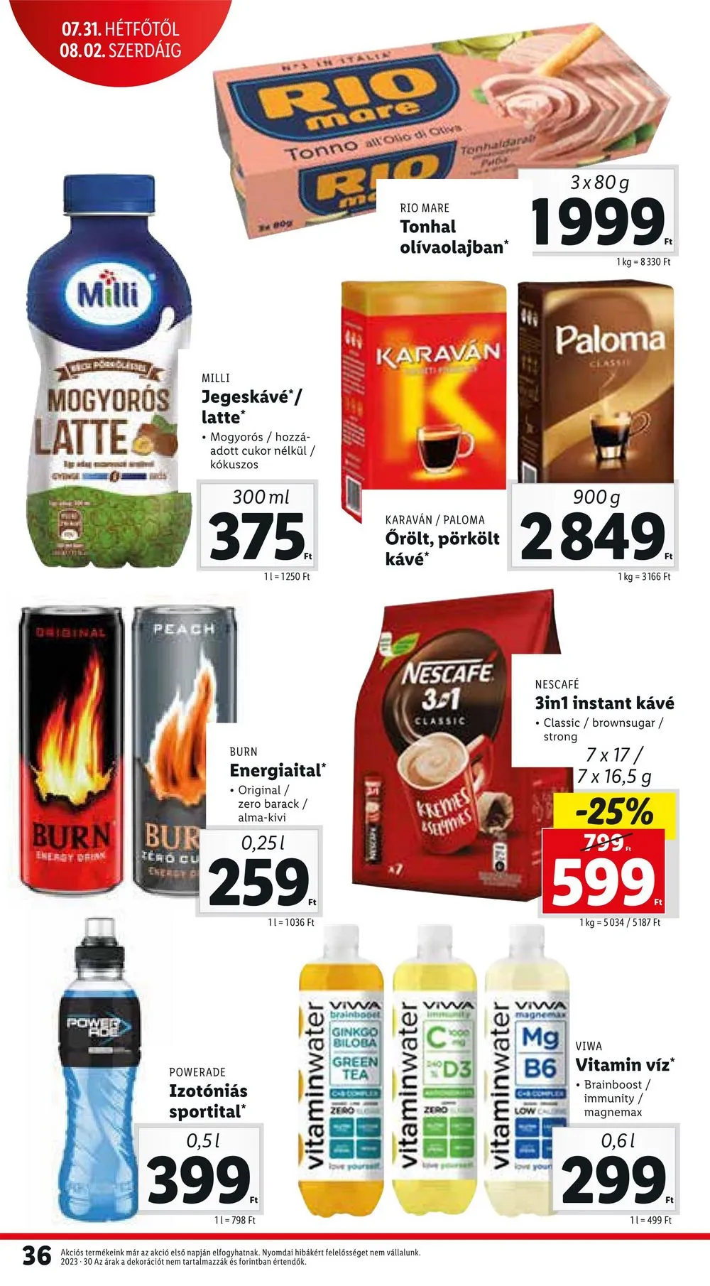 Lidl akciós újság 07.27–07.30 – 38. oldal