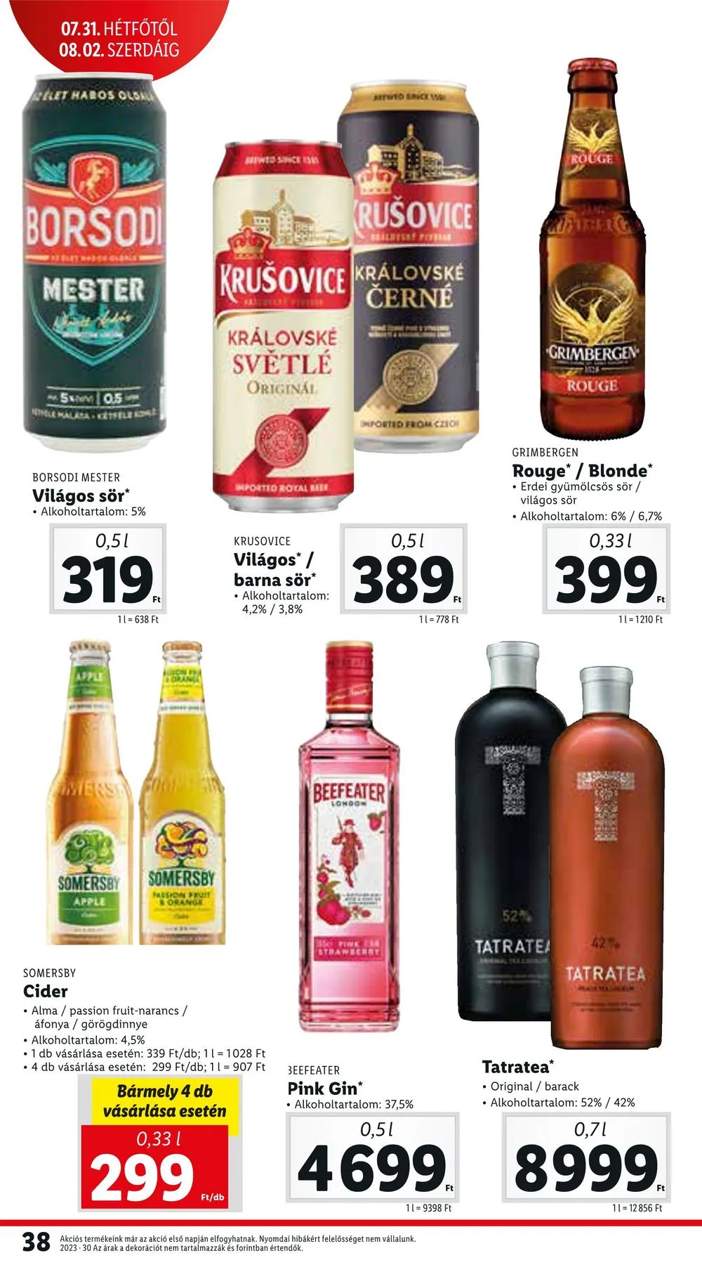 Lidl akciós újság 07.27–07.30 – 40. oldal