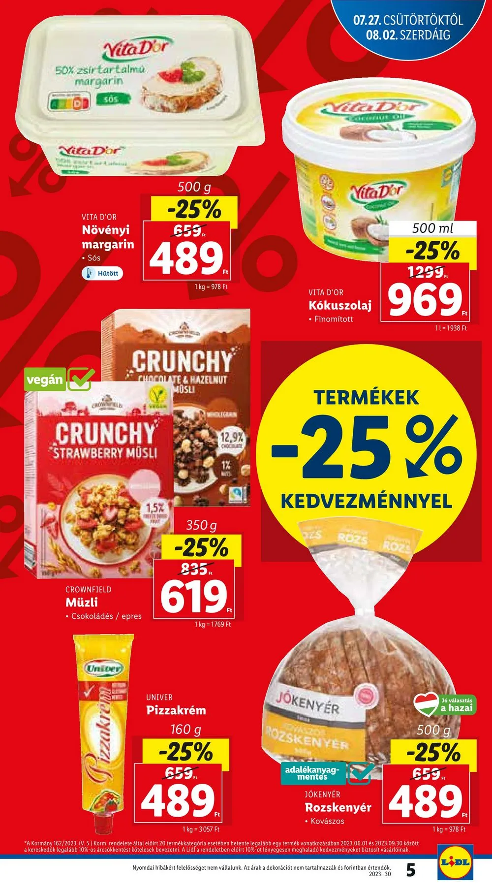 Lidl akciós újság 07.27–07.30 – 5. oldal