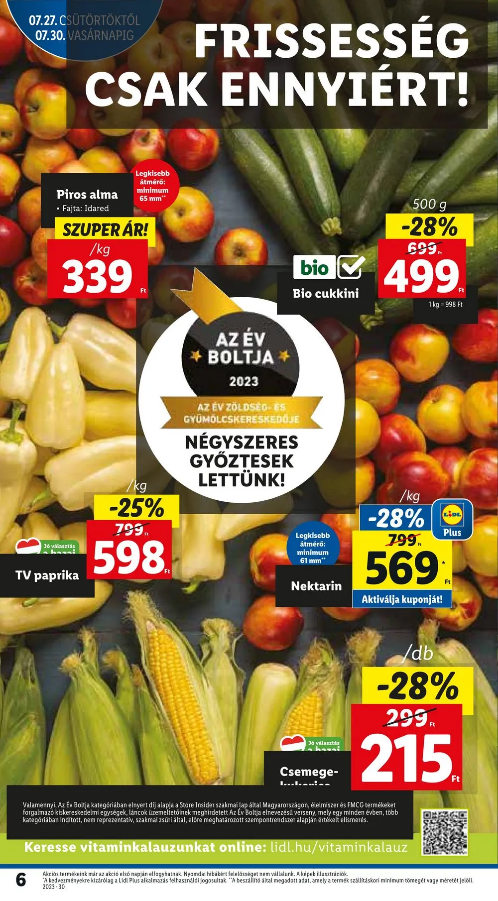 Lidl akciós újság 07.27–07.30 – 6. oldal