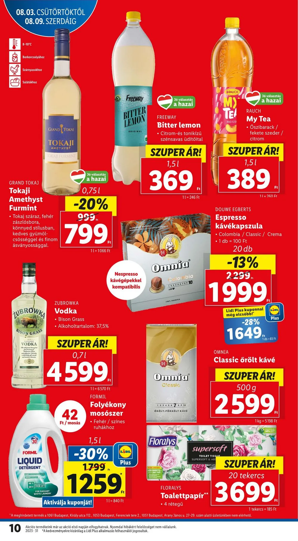 Lidl akciós újság 08.03–08.09 – 10. oldal