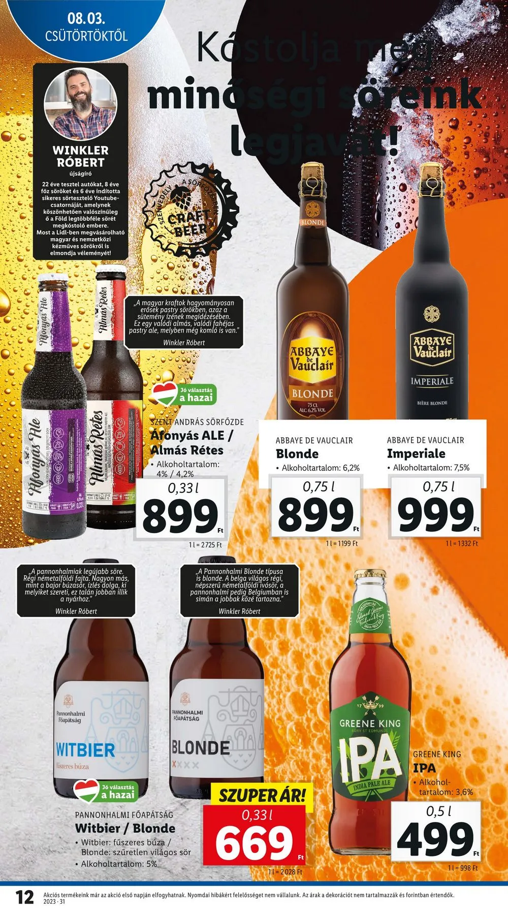 Lidl akciós újság 08.03–08.09 – 12. oldal