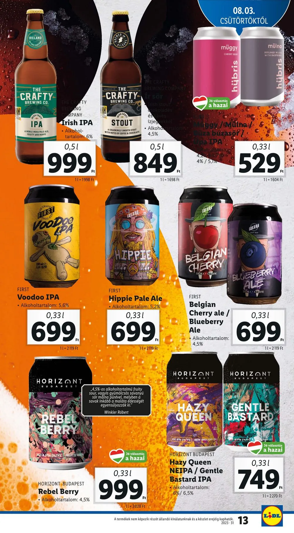 Lidl akciós újság 08.03–08.09 – 13. oldal