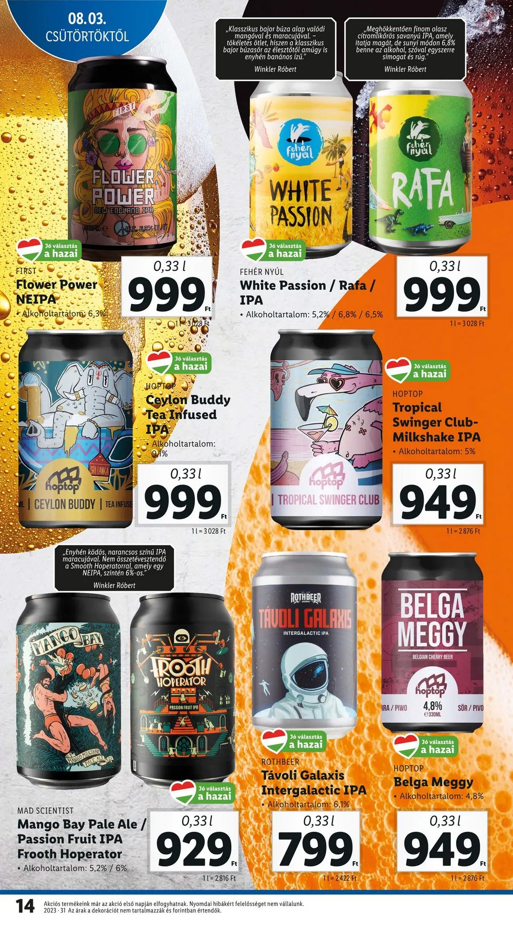 Lidl akciós újság 08.03–08.09 – 14. oldal