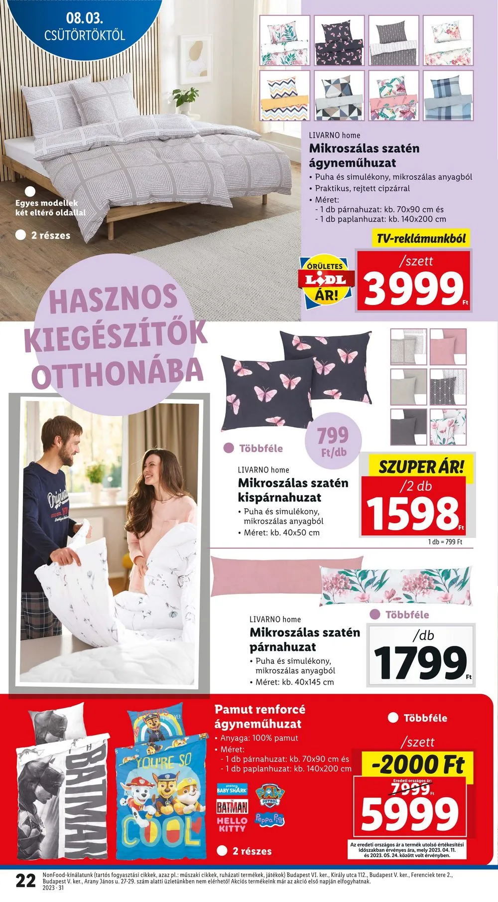Lidl akciós újság 08.03–08.09 – 22. oldal