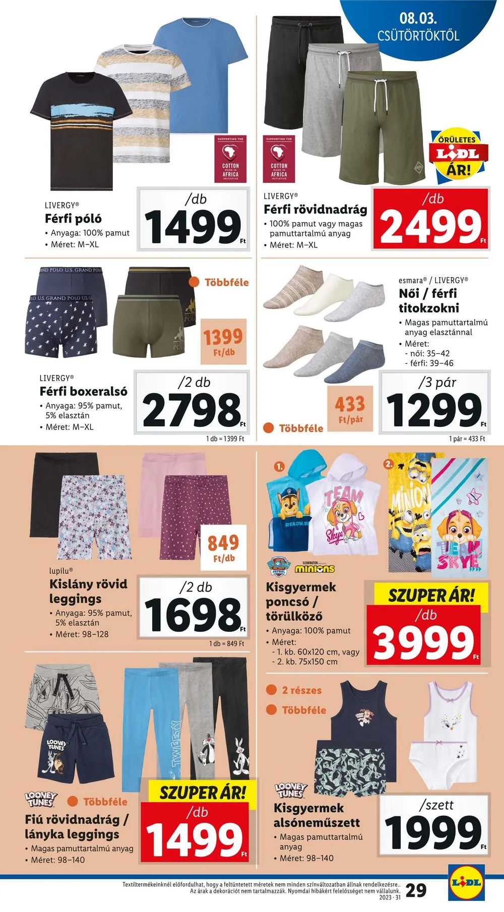 Lidl akciós újság 08.03–08.09 – 29. oldal