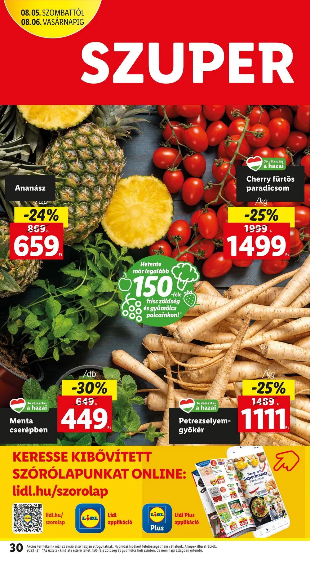 Lidl akciós újság 08.03–08.09 – 30. oldal