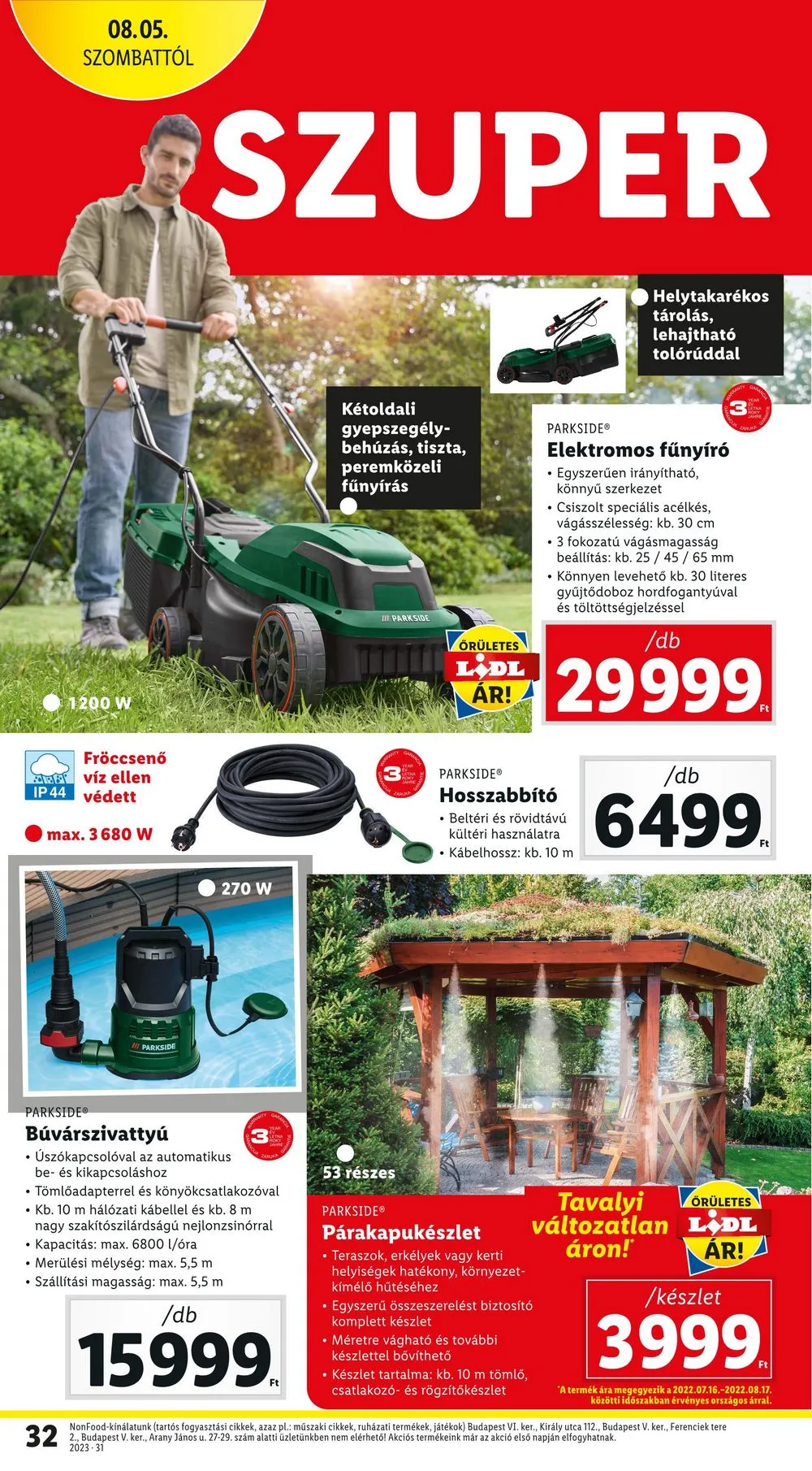Lidl akciós újság 08.03–08.09 – 32. oldal