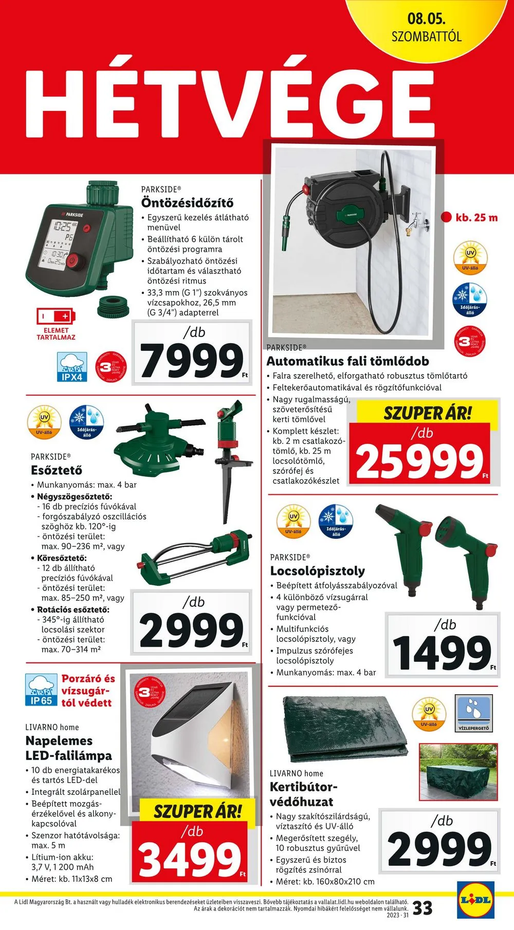 Lidl akciós újság 08.03–08.09 – 33. oldal