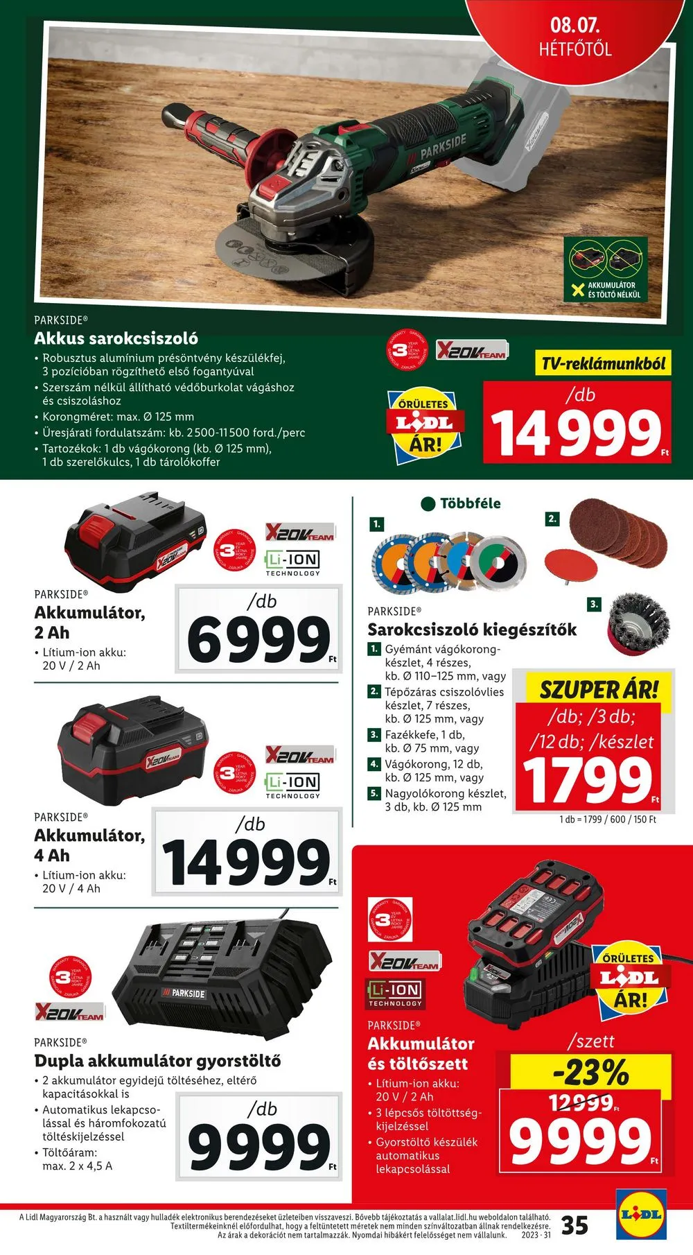 Lidl akciós újság 08.03–08.09 – 35. oldal