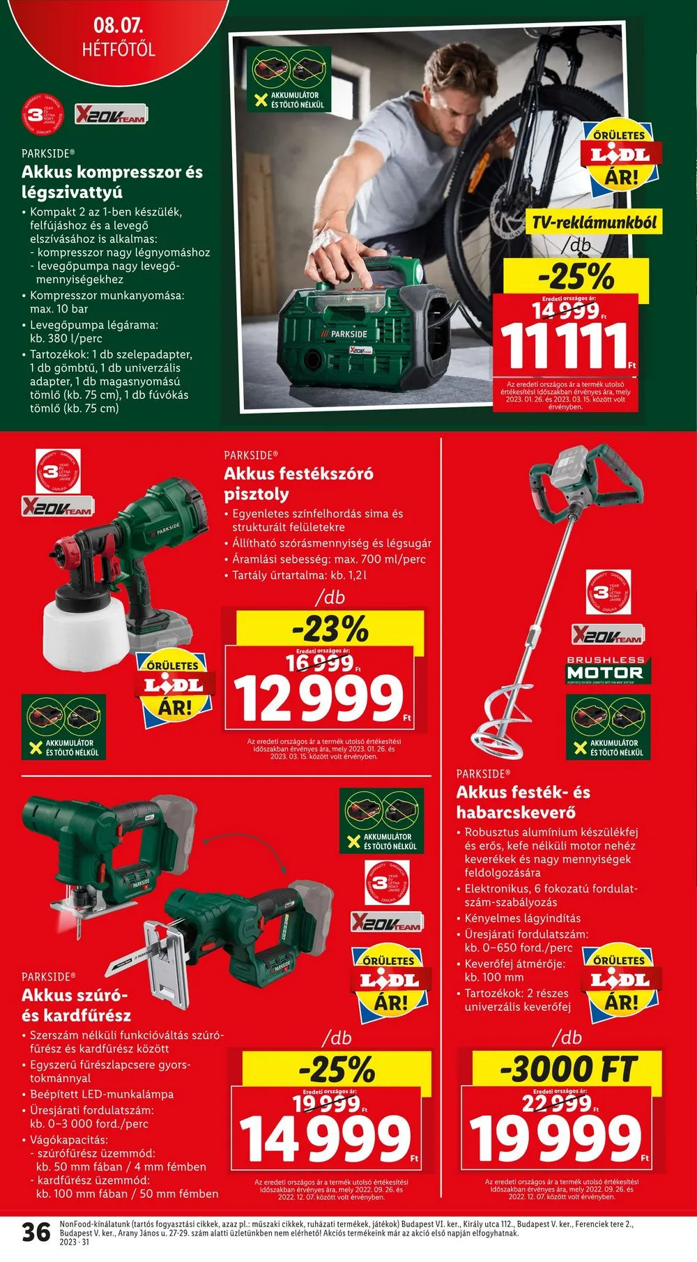 Lidl akciós újság 08.03–08.09 – 36. oldal