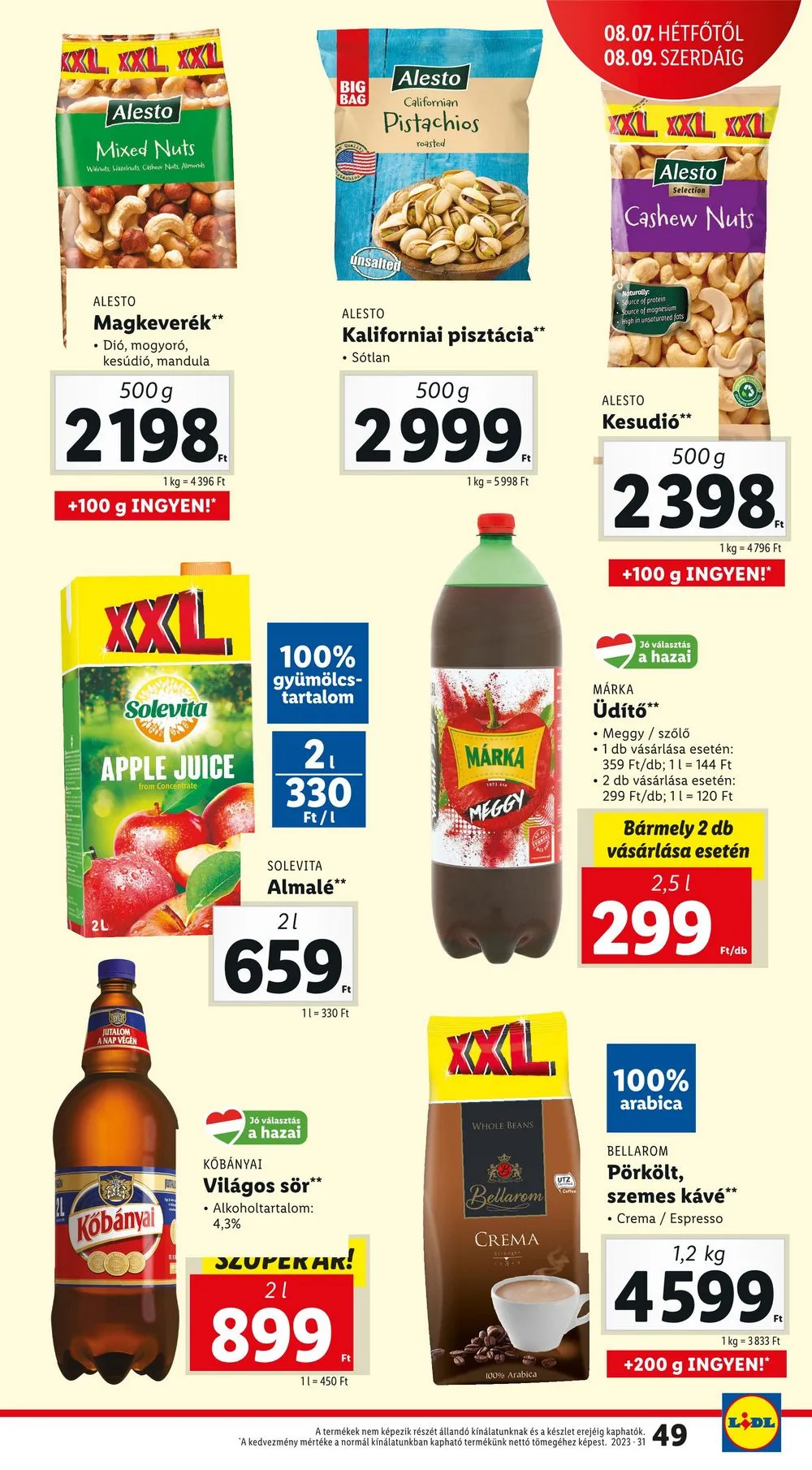 Lidl akciós újság 08.03–08.09 – 49. oldal
