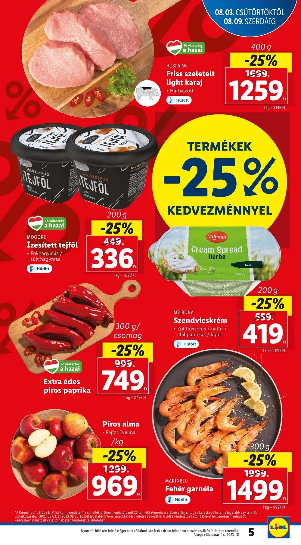 Lidl akciós újság 08.03–08.09 – 5. oldal