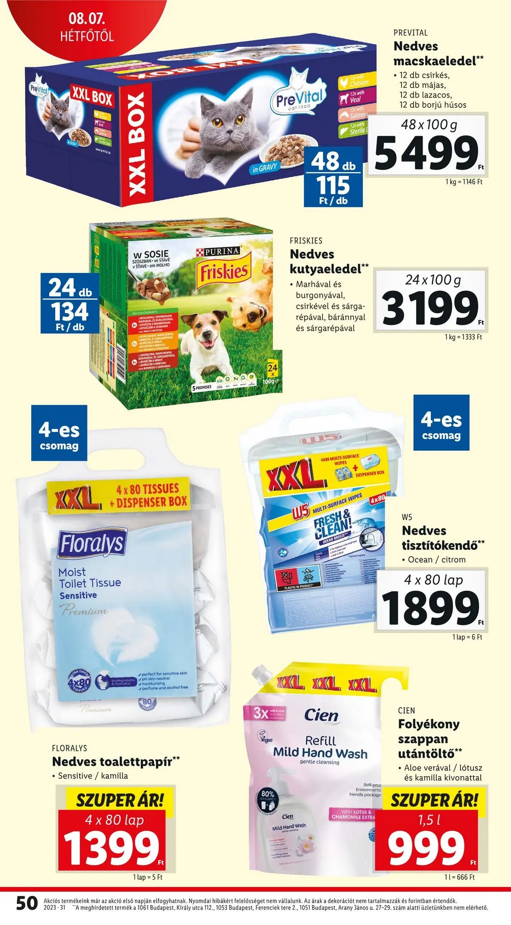 Lidl akciós újság 08.03–08.09 – 50. oldal