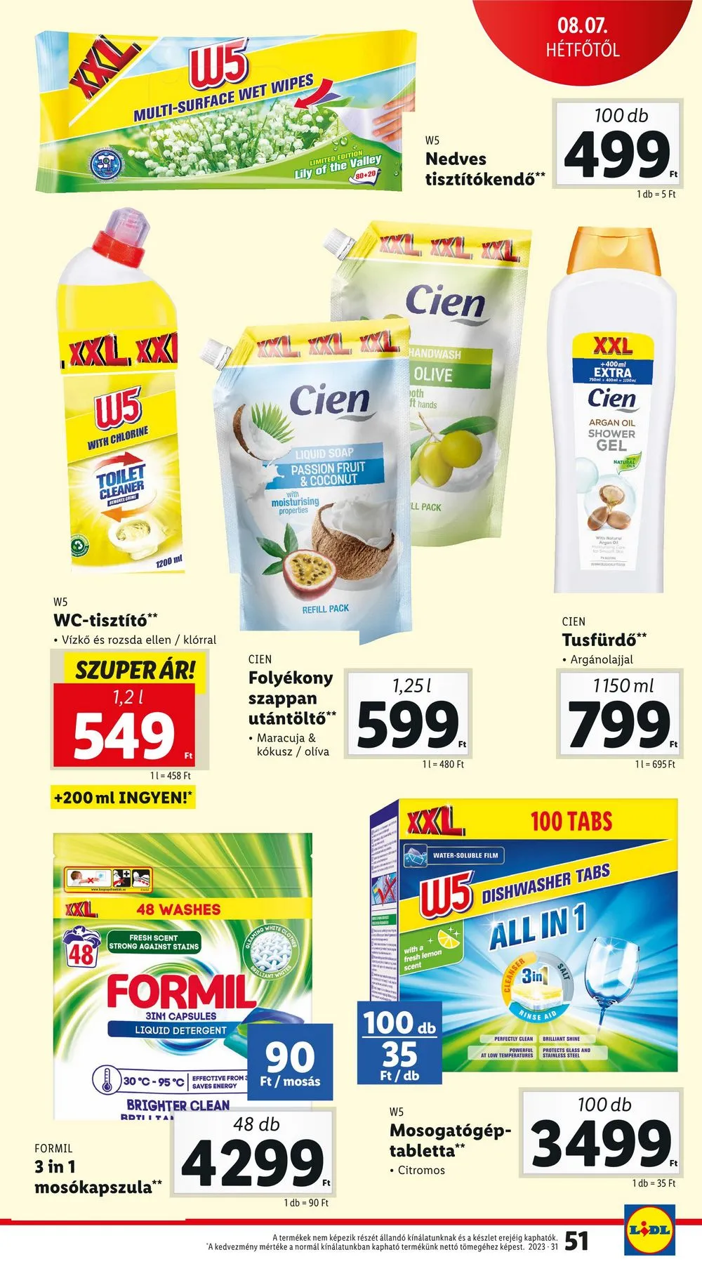 Lidl akciós újság 08.03–08.09 – 51. oldal