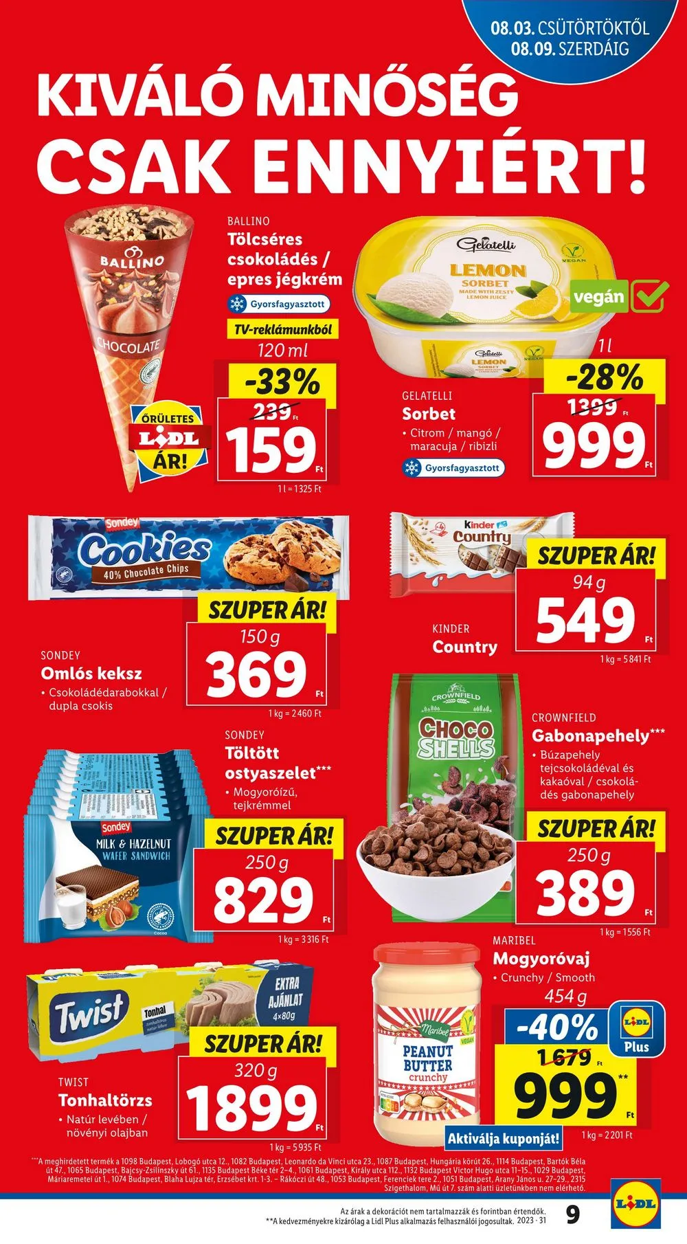 Lidl akciós újság 08.03–08.09 – 9. oldal