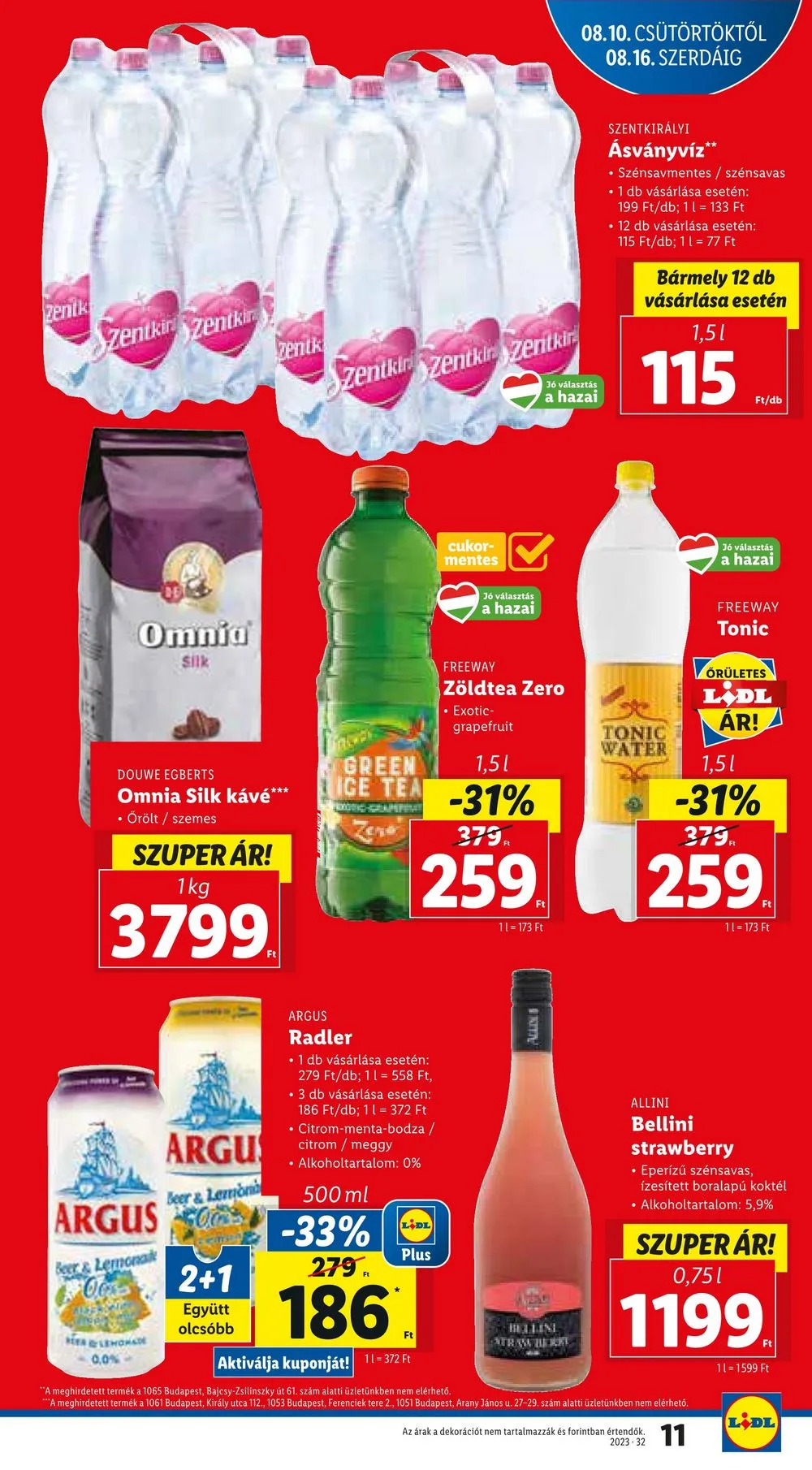 Lidl akciós újság 08.10–08.16 – 11. oldal