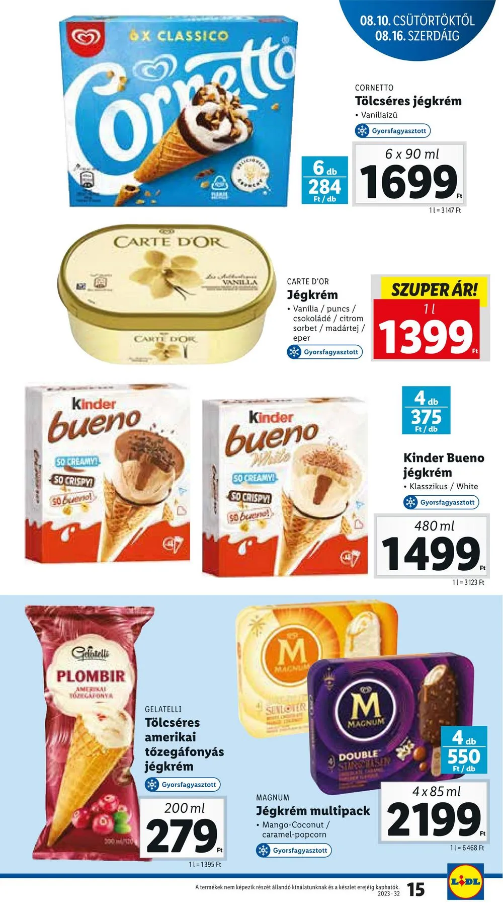 Lidl akciós újság 08.10–08.16 – 15. oldal