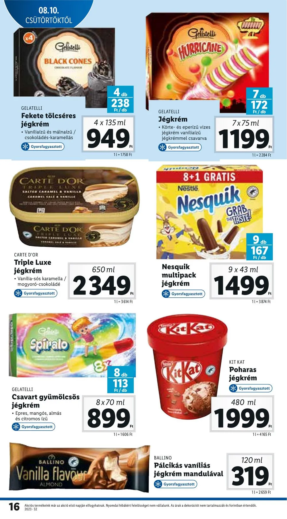 Lidl akciós újság 08.10–08.16 – 16. oldal