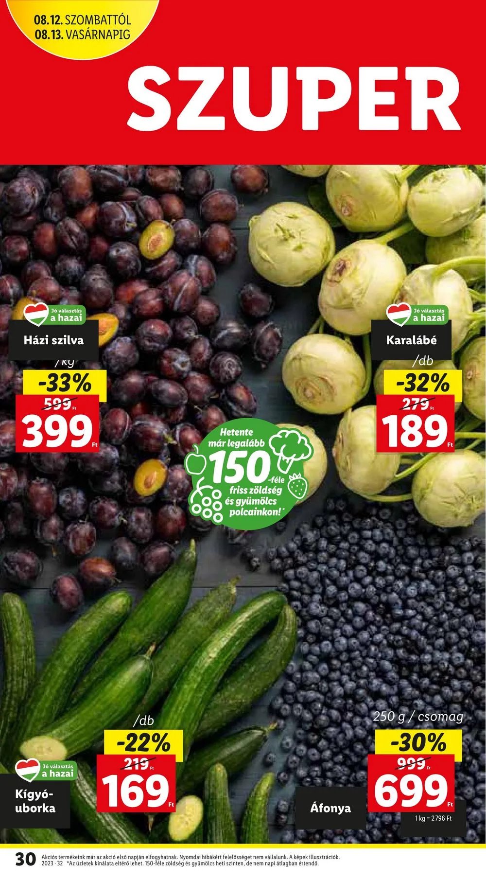 Lidl akciós újság 08.10–08.16 – 30. oldal