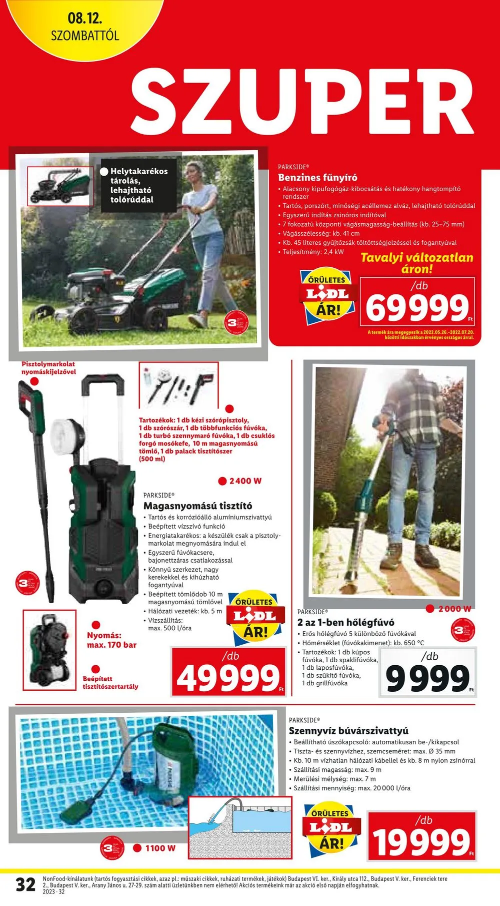 Lidl akciós újság 08.10–08.16 – 32. oldal