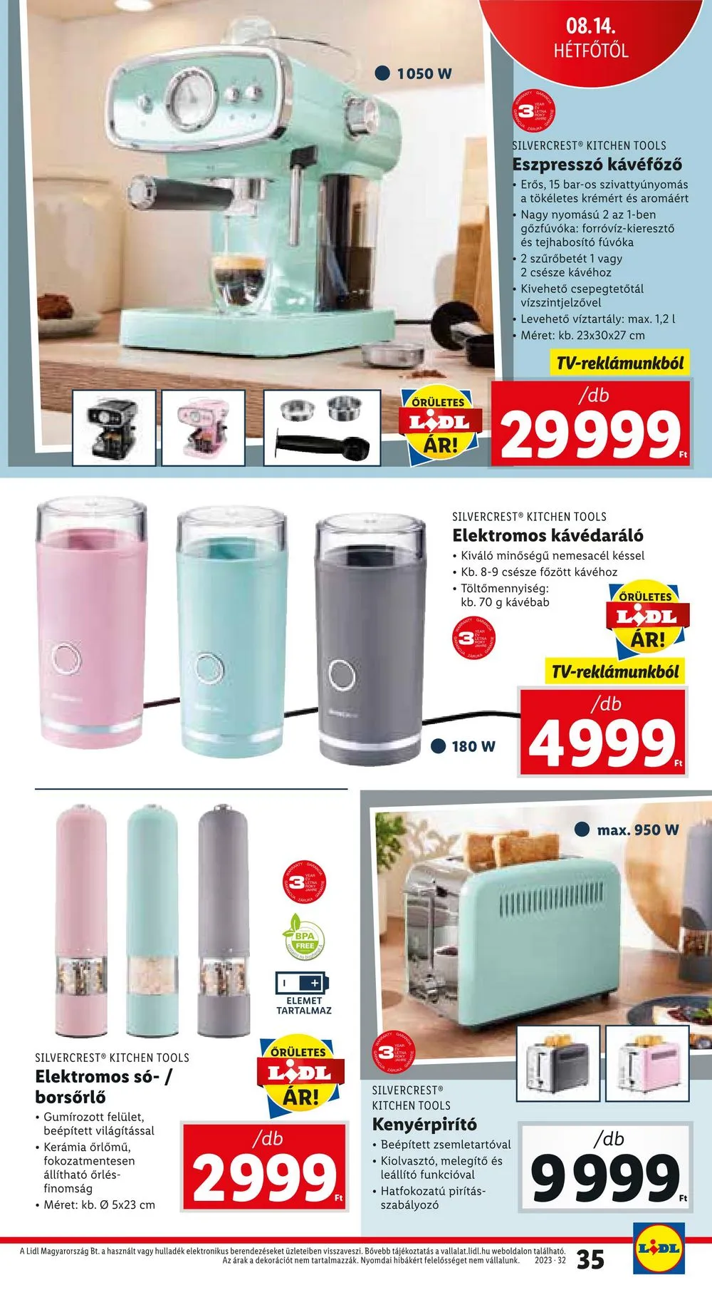 Lidl akciós újság 08.10–08.16 – 35. oldal