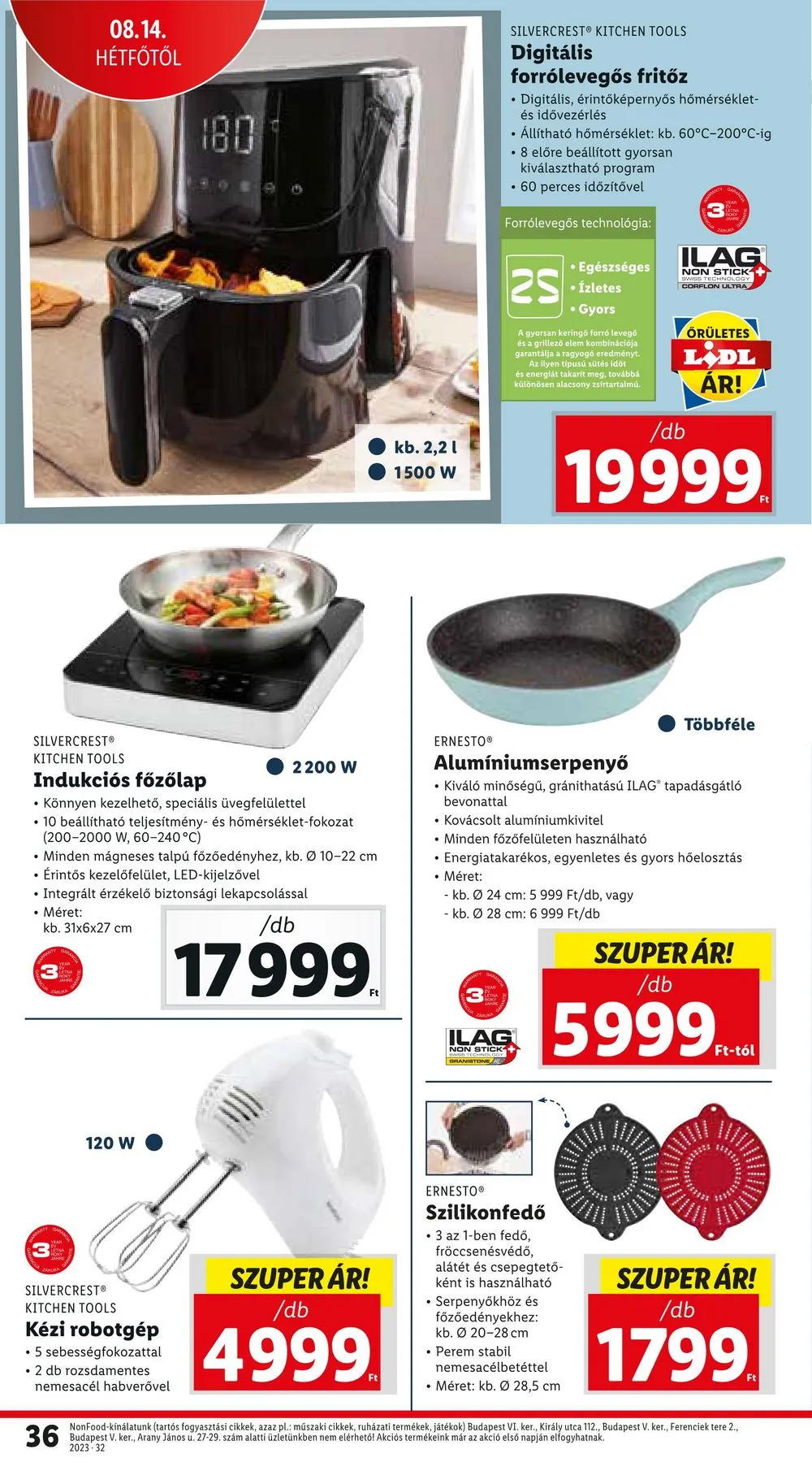 Lidl akciós újság 08.10–08.16 – 36. oldal