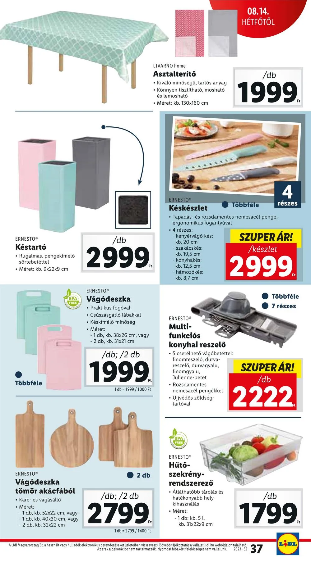 Lidl akciós újság 08.10–08.16 – 37. oldal