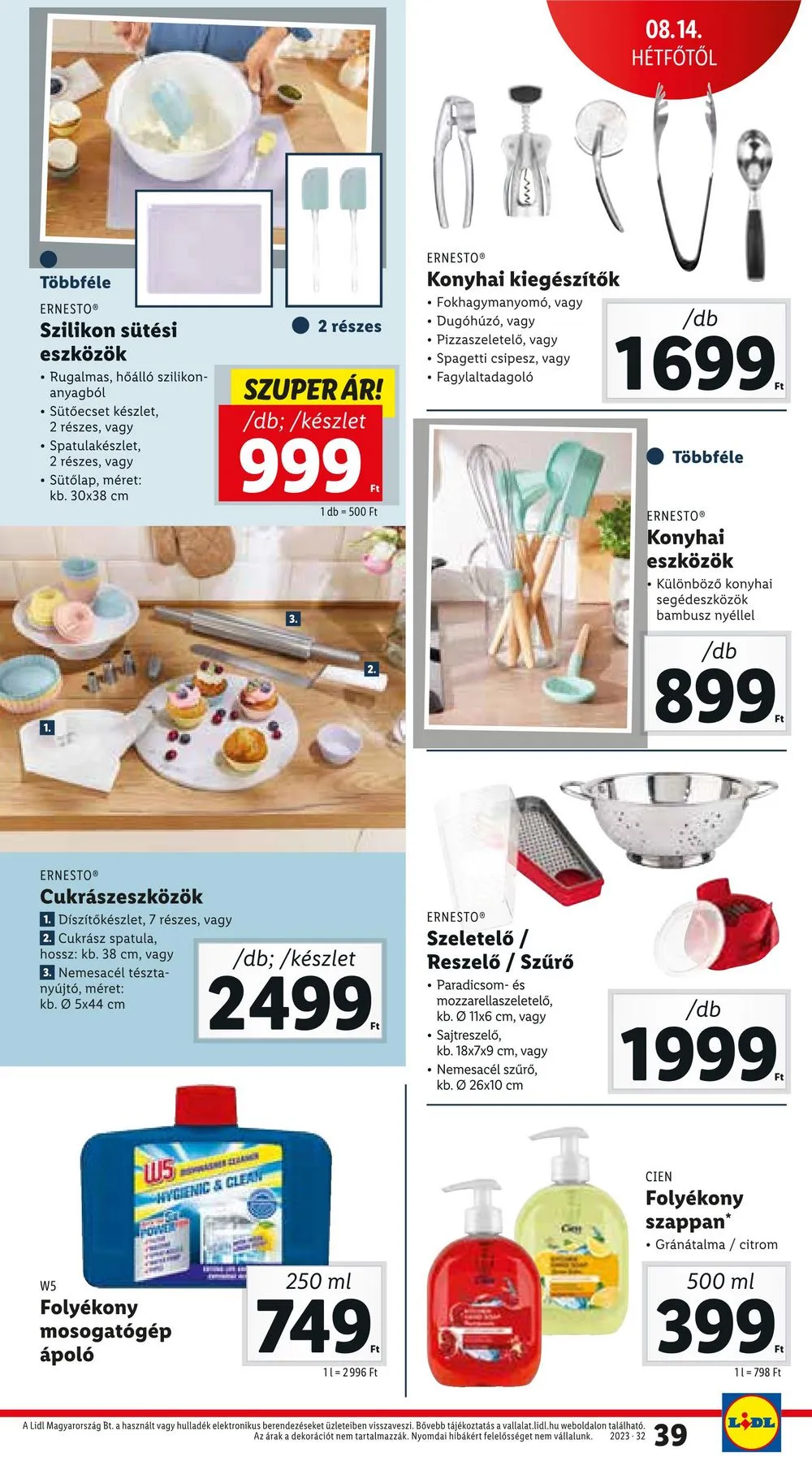Lidl akciós újság 08.10–08.16 – 39. oldal