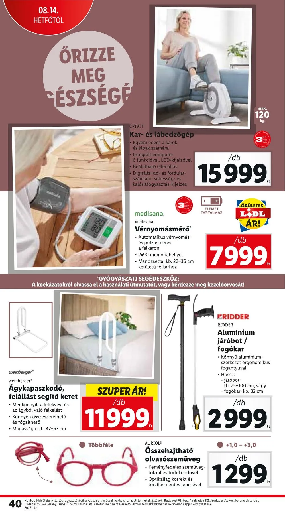 Lidl akciós újság 08.10–08.16 – 40. oldal