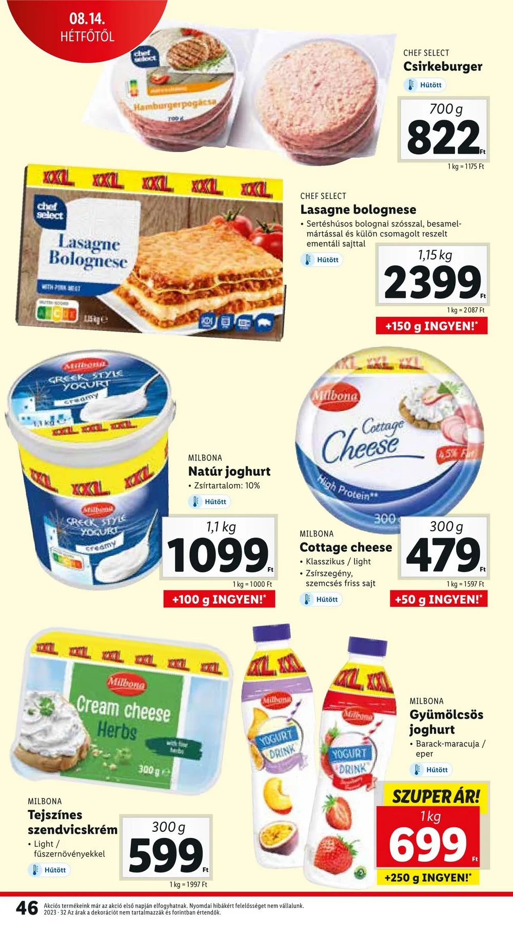 Lidl akciós újság 08.10–08.16 – 46. oldal
