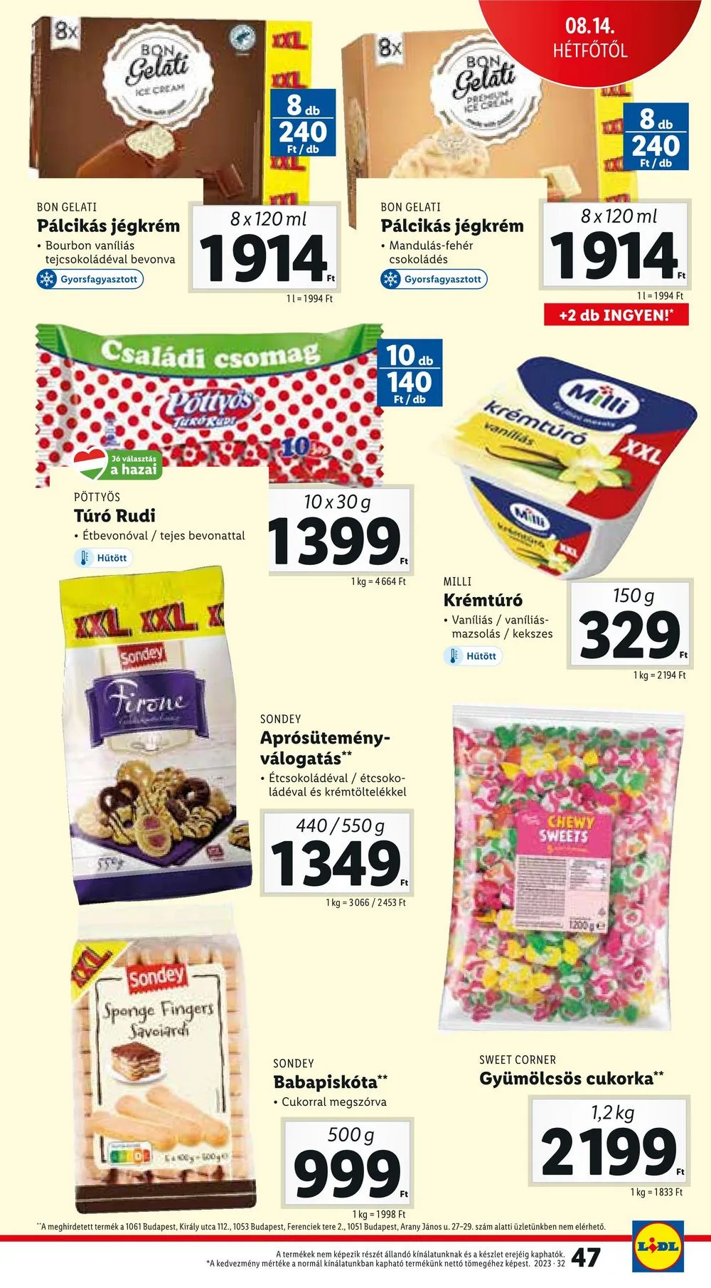 Lidl akciós újság 08.10–08.16 – 47. oldal
