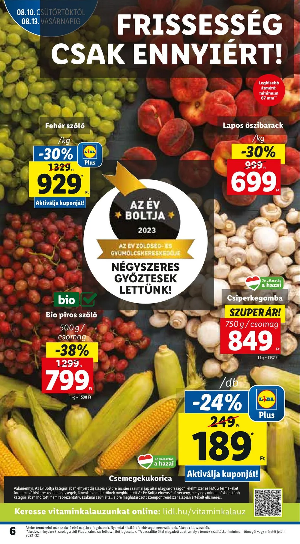 Lidl akciós újság 08.10–08.16 – 6. oldal